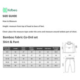 100% Bamboo Cotton Unisex Cloud & Nature Printed Co-Ord Set - White