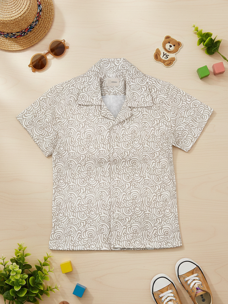 Boy Half Sleeve Shirt | 100% Organic Cotton