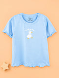 Girls Blue Top – Cool Duck Club Print