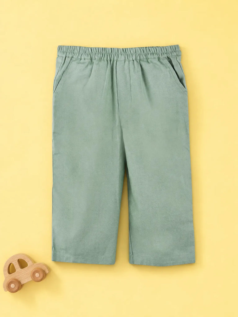 Boys Cotton Wide-Leg Pants – Comfortable Everyday Bottomwear
