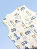 BambooTEC™ Bamboo Muslin Baby Jhabla – Chess & Clock Print