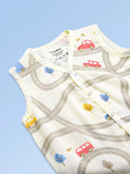 BambooTEC™ Bamboo Muslin Baby Jhabla – Road & Car Print
