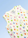 BambooTEC™ Bamboo Muslin Baby Jhabla – Alphabet Print