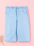 Unisex Denim Jeans – Light Blue Wide-Leg Jeans with Pockets