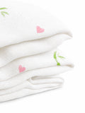 Bamboo Fabric Panda Love Print Baby Blanket | Ultra Soft Swaddle Blanket | 110 × 110 cm