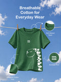 Organic Cotton Dino Adventure T-Shirt Combo for Boys (Pack of 2)