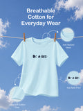 Organic Cotton Unisex Typography Print Half Sleeve T-Shirt Combo Pack (Pack of 3)