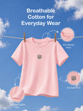 Organic Cotton Unisex Kidbea, Be a Kid & KD Logo Print Half Sleeve T-Shirt Combo Pack (Pack of 3)