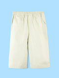 Boys Cotton Wide-Leg Pants – Comfortable Elastic Waist Casual Trousers