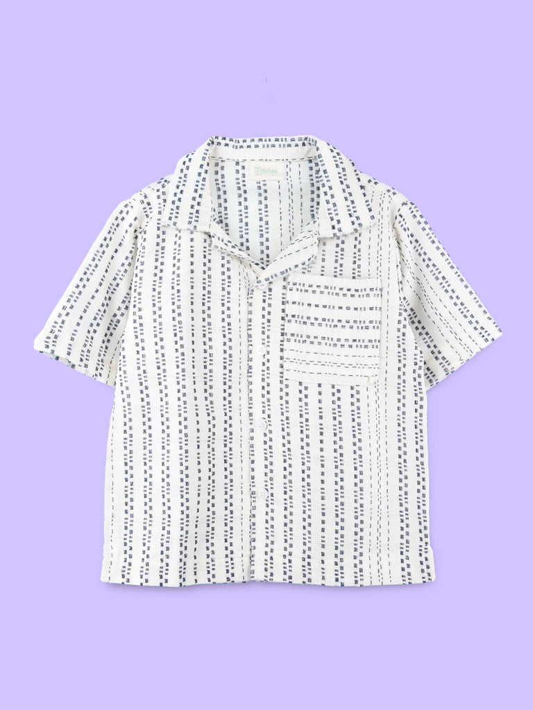 Kids Printed Cotton Shirt – Full Sleeve Casual Shirt with Pocket