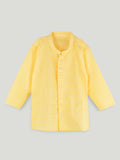 Boys Yellow Kurta & White Pajama Set – Traditional Ethnic Festive Wear