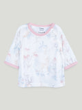 BambooTEC™ Unisex Bamboo Fabric Bunny Blossom Print T-Shirt & Pyjama Set