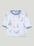 BambooTEC™ Unisex Bamboo Fabric Blue Whale Print T-Shirt & Pyjama Set