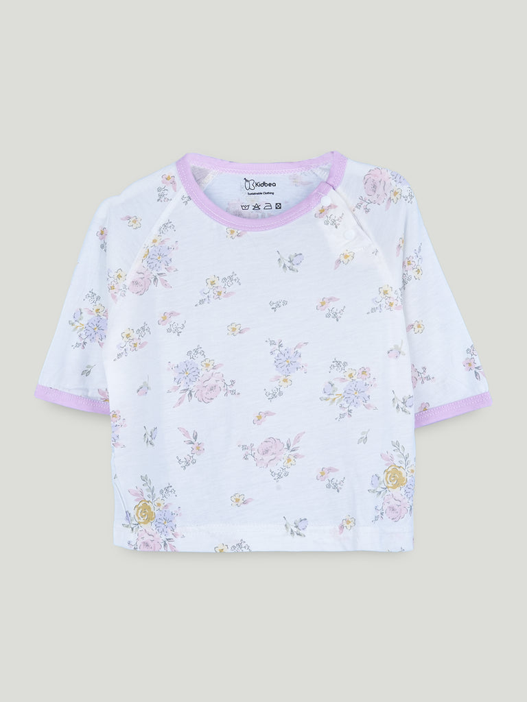 BambooTEC™ Unisex Bamboo Fabric Blossom Bouquet Print T-Shirt & Pyjama Set