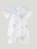 BambooTEC™ Unisex Bamboo Fabric Giraffe Print Romper
