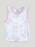 BambooTEC™ Girls Bamboo Fabric Enchanted Woodland Vest & Shorts Set
