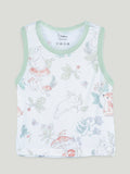 BambooTEC™ Unisex Bamboo Fabric Woodland Print Vest & Shorts Set