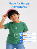 Organic Cotton Boys Dinosaur Print Half Sleeve T-Shirt Combo Pack (Pack of 3)
