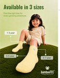 Bamboo Fabric Kids Ribbed Crew Socks