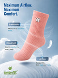 Bamboo Fabric Kids Ribbed Crew Socks