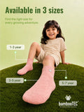 Bamboo Fabric Kids Ribbed Crew Socks Combo Pack – Pink, Sky Blue & Yellow (Pack of 3)