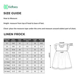 Light Organic Cotton Charming Olive Green Girls Frock | Olive Green