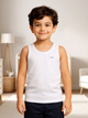 White Bamboo Vest for Boys – Soft Lightweight & Breathable