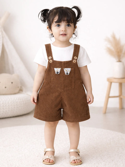 Unisex Kids Dungaree Set | Soft, Comfortable & Stylish Casual Outfit