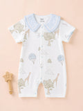 BambooTEC™ Unisex Bamboo Fabric Giraffe Print Romper