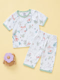 BambooTEC™ Unisex Bamboo Fabric Woodland Print T-Shirt & Pyjama Set