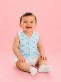 BambooTEC™ Bamboo Muslin Baby Jhabla Pack of 2 – Rocket & Gaming Print
