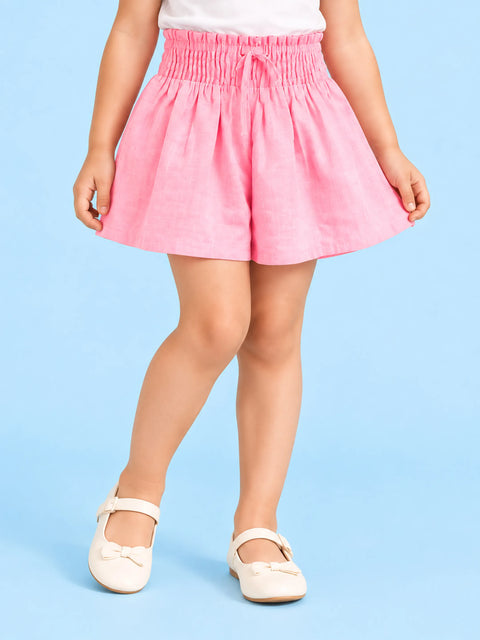 Girls Cotton Flared Shorts – Comfortable & Stylish Everyday Bottomwear