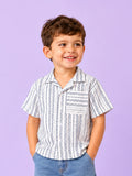 Kids Printed Cotton Shirt – Full Sleeve Casual Shirt with Pocket