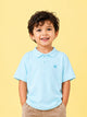 BambooTEC™ Boys Sky Blue Polo T-Shirt