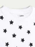 Organic Cotton Unisex Kids Co-ord Set – Soft Breathable Star Print T-Shirt & Shorts Set