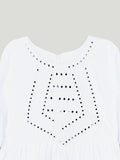 Girls White Kurta & Sharara Set – Embroidered Festive Ethnic Wear
