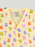 BambooTEC™ Bamboo Muslin Baby Jhabla – Numbers Print