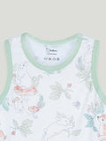 BambooTEC™ Unisex Bamboo Fabric Woodland Print Vest & Shorts Set