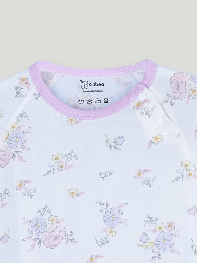 BambooTEC™ Unisex Bamboo Fabric Blossom Bouquet Print T-Shirt & Pyjama Set