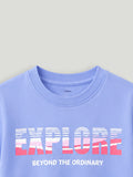 Bamboo Fabric Unisex Kids T-Shirt – Explore Print Soft Breathable Tee