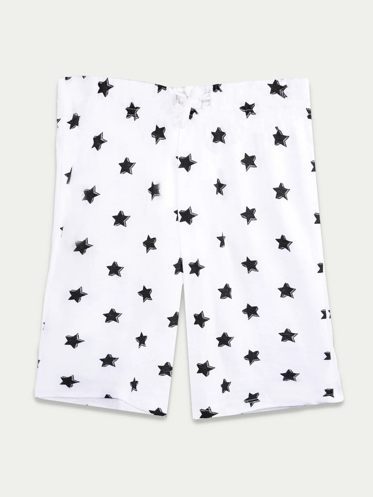 Organic Cotton Unisex Kids Co-ord Set – Soft Breathable Star Print T-Shirt & Shorts Set