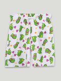 Organic Cotton Unisex Kids Co-ord Set – Soft Breathable Dinosaur Print T-Shirt & Shorts Set