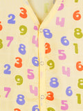BambooTEC™ Bamboo Muslin Baby Jhabla – Numbers Print