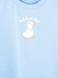 Girls Blue Top – Cool Duck Club Print