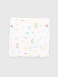 Kidbea Muslin Premium ultra Soft doubled layer Napkin Multicolor - Pack of 4