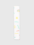 Muslin Premium ultra Soft doubled layer Napkin Multicolor - Pack of 2 | Tiger & Rainbow
