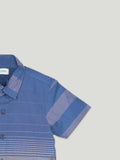 Baby Boy Striped Half Sleeve Shirt | 100% Organic Cotton