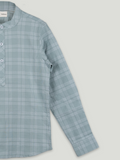 Boys Checked Kurta Shirt | 100% Organic Cotton