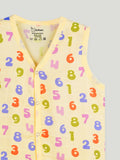 BambooTEC™ Bamboo Muslin Baby Jhabla – Numbers Print