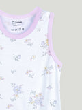 BambooTEC™ Unisex Bamboo Fabric Floral Print Vest & Shorts Set